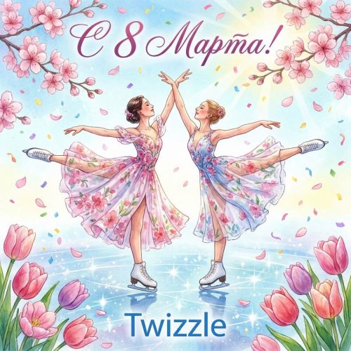Фигурные коньки 8 марта