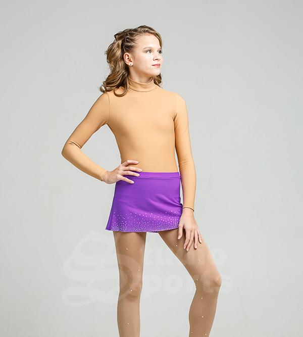 Термо юбка "Брильянс" фиолетовая