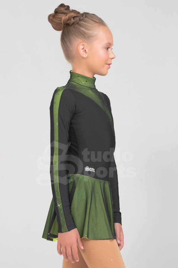 Термо платье "Ирис" зеленый