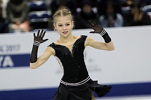 Молодая спортсменка из РФ А. Трусова стала мировой рекордсменкой