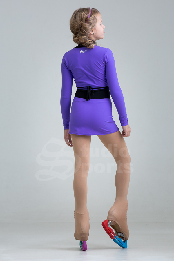 Термо комплект "Болеро+юбка Мона" фиолетовый