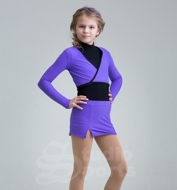 Термо комплект "Болеро+юбка Мона" фиолетовый