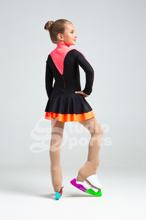 Термо платье POLARTEC "Марта" розовый/оранжевый